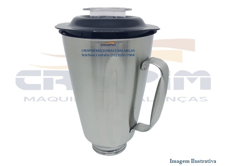 COPO C/TAMPA LIQUIDIFICADOR SIEMSEN LI 1,5N INOX - Foto 1