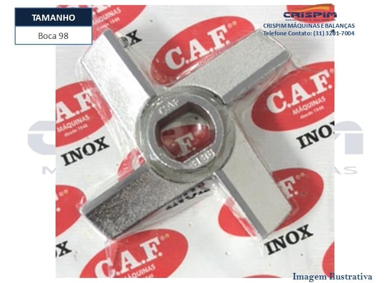 CRUZETA B-98 DUPLA INOX - Foto 1