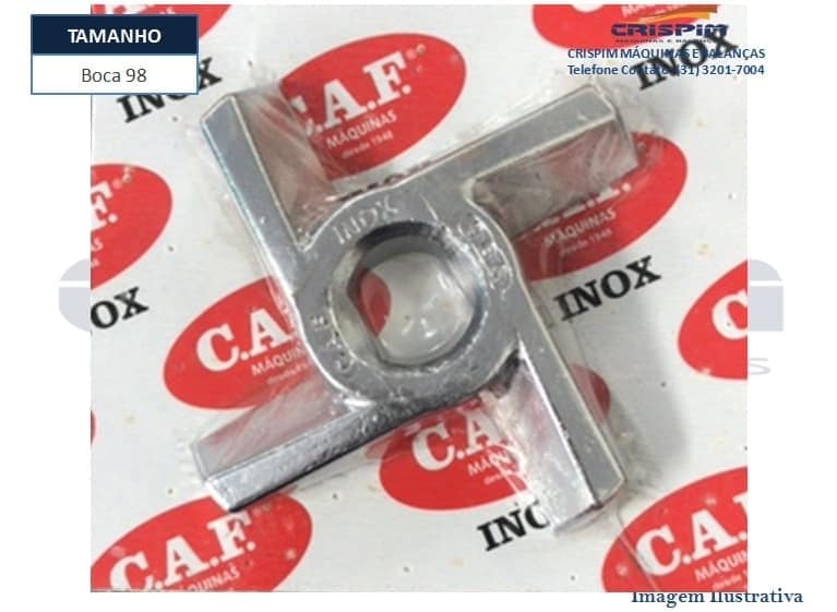 CRUZETA B-98 SIMPLES INOX - Foto 1