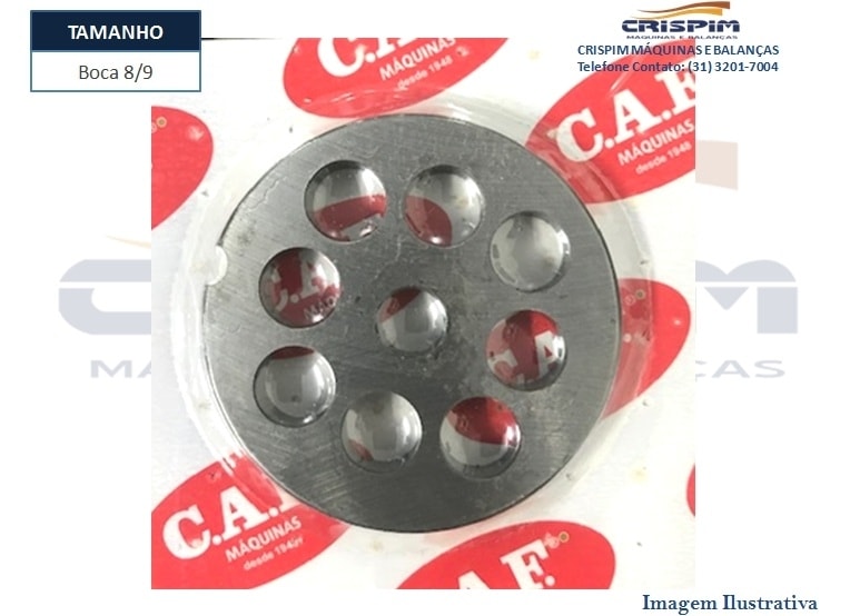 DISCO B-09 12MM (8 FUROS) - Foto 1