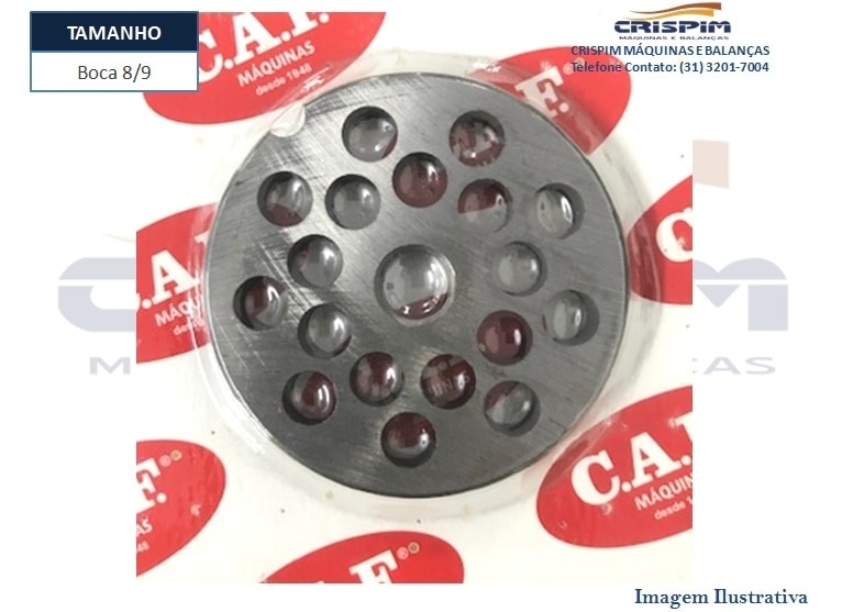 DISCO B-09 8MM (18 FUROS) - Foto 1