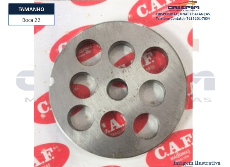 DISCO B-22 16MM (8 FUROS) - Foto 1