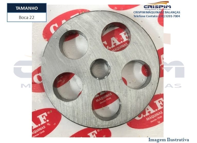 DISCO B-22 20MM (5 FUROS) - Foto 1