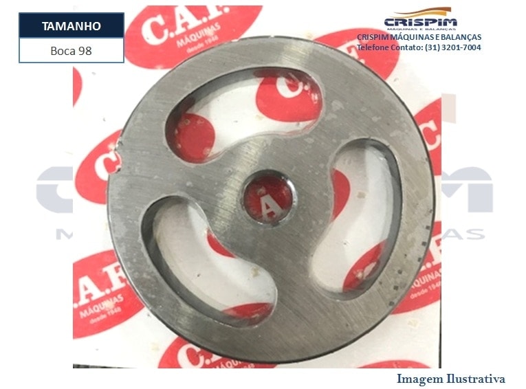 DISCO B-98 3 FUROS PRE-CORTADOR - Foto 1