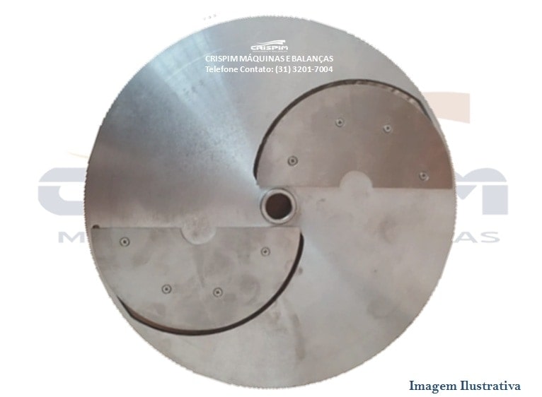 DISCO CORTADOR 3MM PROCESSADOR DE ALIMENTOS SIEMSE - Foto 1