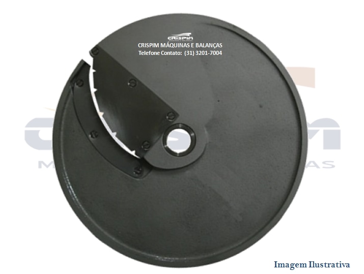 DISCO FATIADOR DENTADO EH7 7MM PROCESSADOR SIEMSEN - Foto 1