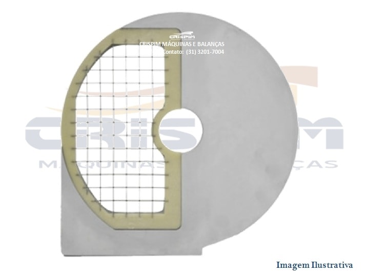 DISCO GRANDE CUBO GC12 12MM PROCESSADOR SKYMSEN - Foto 1
