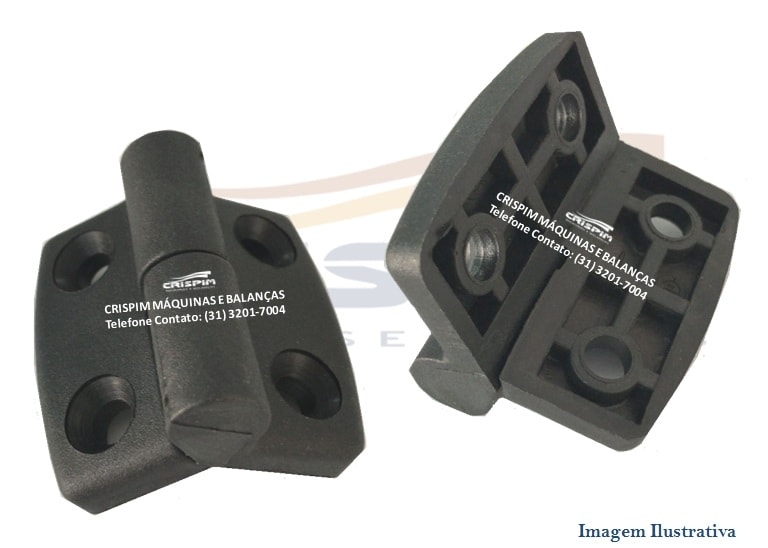 DOBRADIÇA 50X60 DIREITA SERRA FITA BECKER - Foto 1