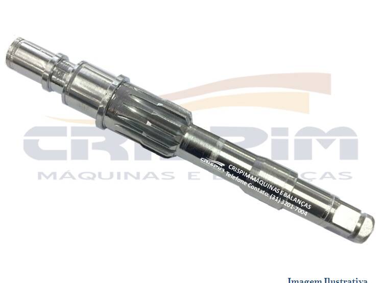 EIXO ENSACADEIRA CAF E-8 TOTAL INOX SUPERIOR 14D - Foto 1