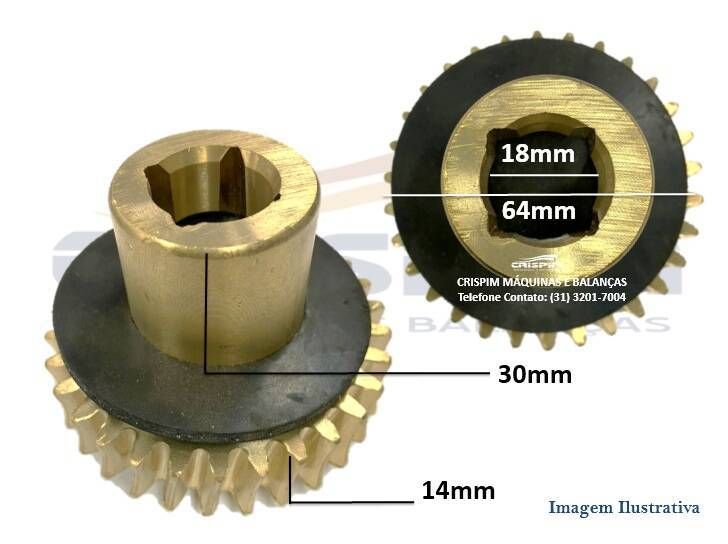 ENG. BRONZE 30D MOEDOR ARBEL B-08 MCR-08 ORIGINAL - Foto 1