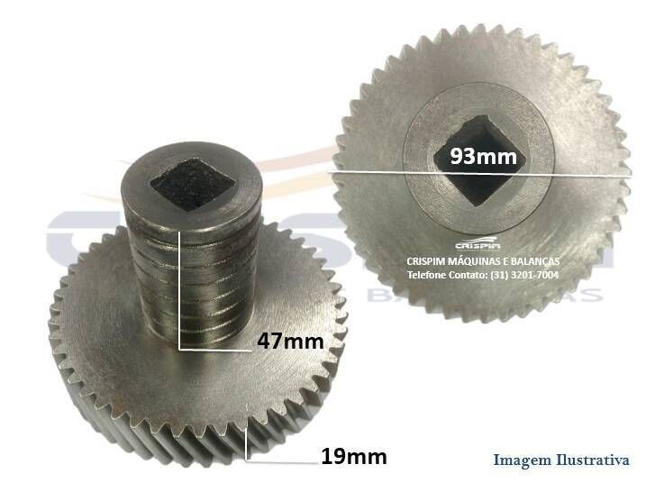 ENG. FERRO C/CUBO B-10 48D FILIZOLA ANTIGA - Foto 1