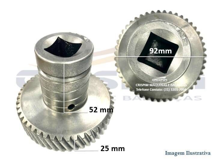ENG. FERRO C/CUBO B-22 47D CAF ANTIGA ( ORIGINAL ) - Foto 1