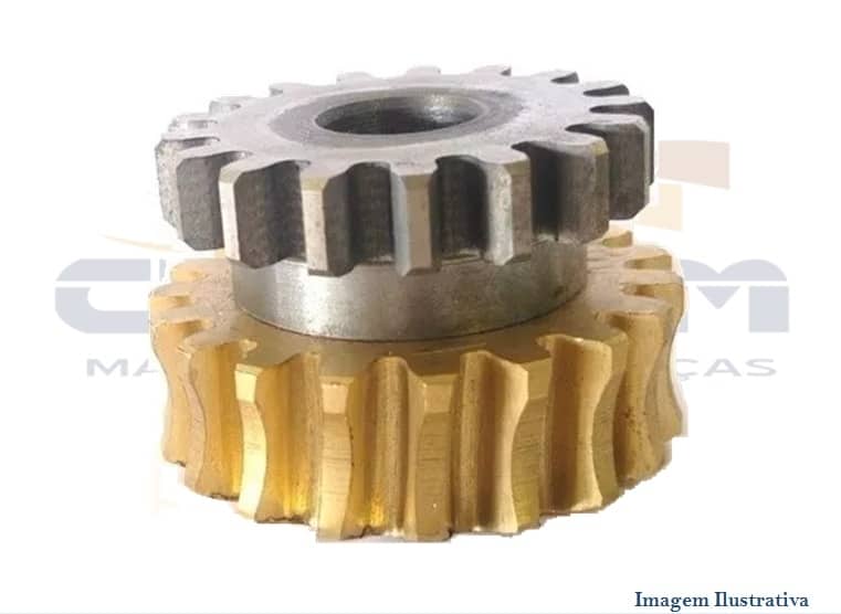 ENG. COMPLETA BRONZE 19D FERRO 17D AMACIADOR CAF - Foto 1