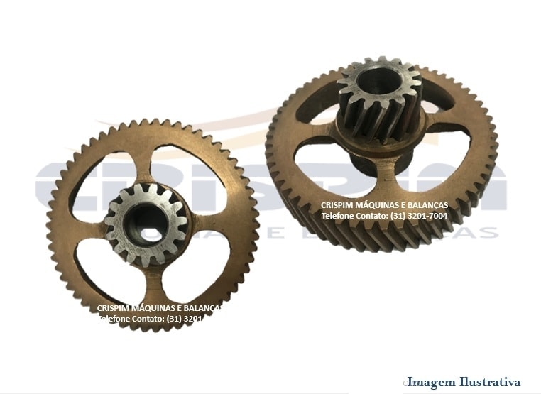 ENG. INT. BRONZE 58D C/ PINHÃO BECKER MBI-10 - Foto 1