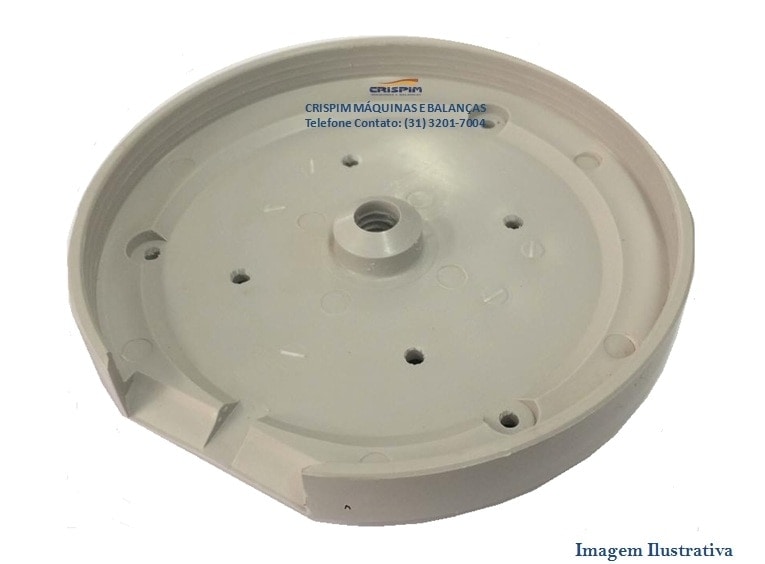 FLANGE SUP. MOTOR SIEMSEN EXTRATOR ANTIGO CINZA - Foto 1