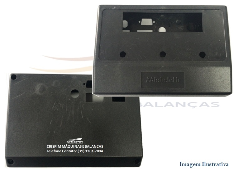 GABINETE MICHELETTI BAL. 300KG LED PRETO PEQUENO - Foto 1