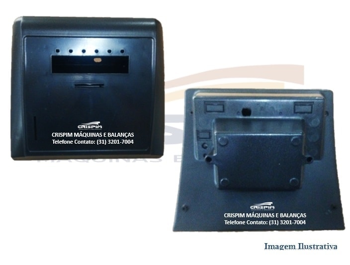 GABINETE RAMUZA PLASTICO IDR-10.000 PRETO 23X23 CM - Foto 1