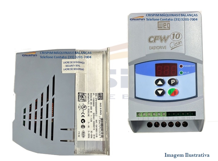INVERSOR WEG CFW10 220V BATEDEIRA G.PANIZ - Foto 1