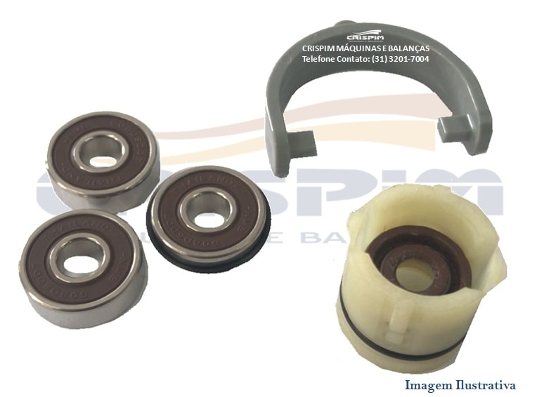 KIT ROLAMENTO EM AÇO INOX ROBOT COUPE MP 800T - Foto 1