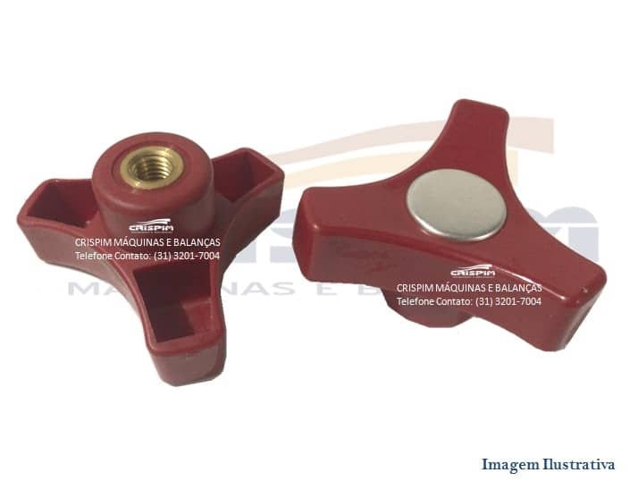 MANIPULO 3 PONTAS NC-300 VERMELHO - Foto 1