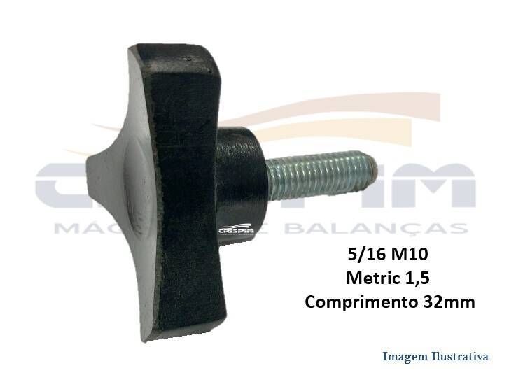 MANIPULO C/PARAFUSO 5/16 M10 SIEMSEN (1,5 X 32MM) - Foto 1