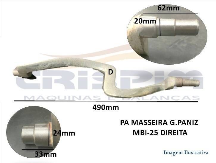 PA MASSEIRA G.PANIZ MBI-25 DIREITA - Foto 1