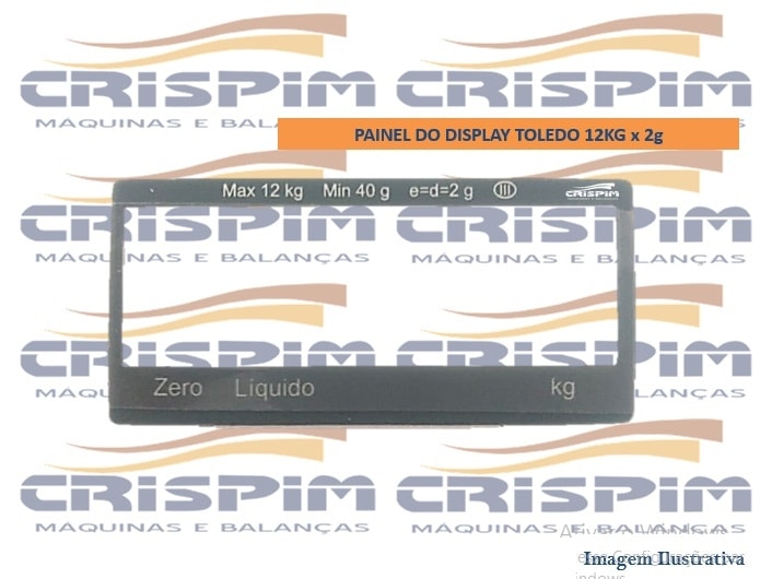 PAINEL DO DISPLAY TOLEDO 12KG x 2g - Foto 1