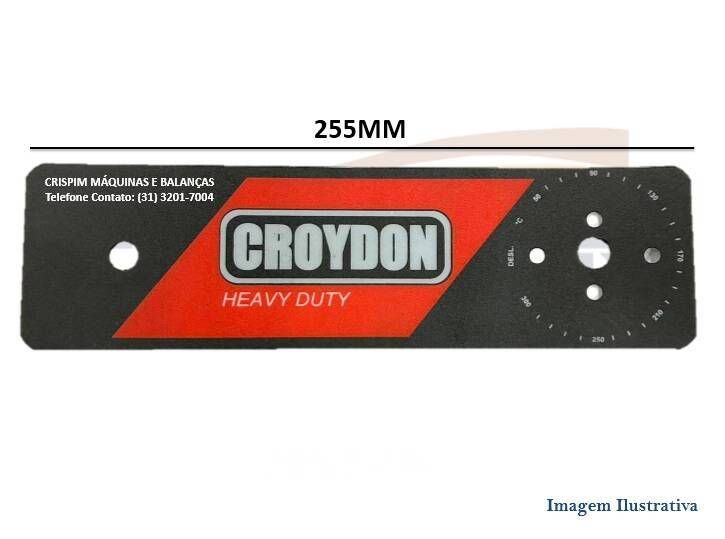 PAINEL FRONTAL FRITADEIRA CROYDON 50-300 - Foto 1