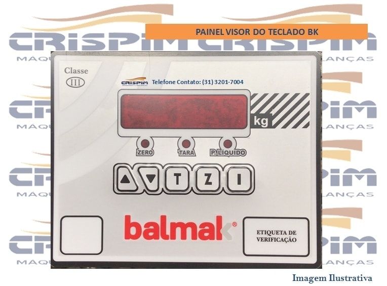 TECLADO VISOR BALMAK BK - Foto 1