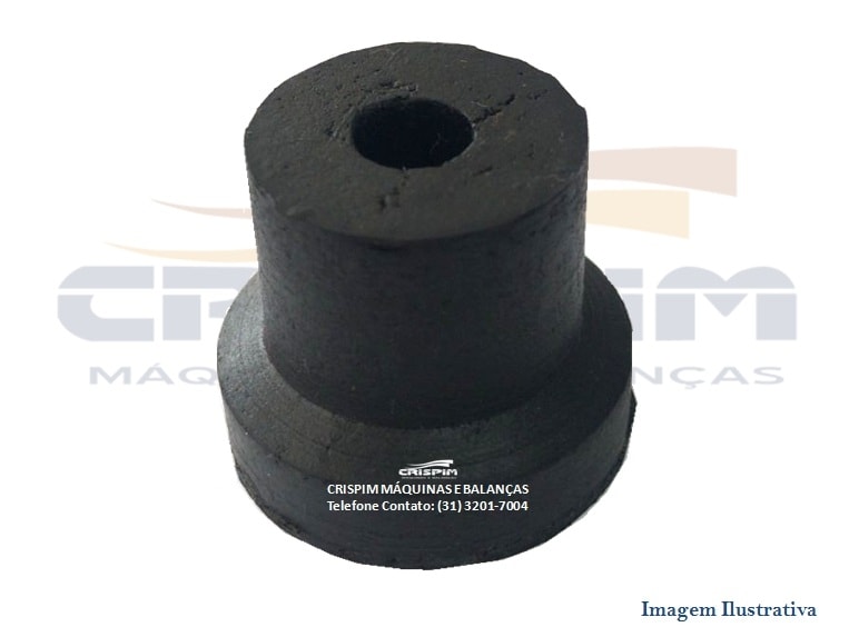 PE DE BORRACHA DO EXTRATOR/LIQUID. BERMAR - Foto 1