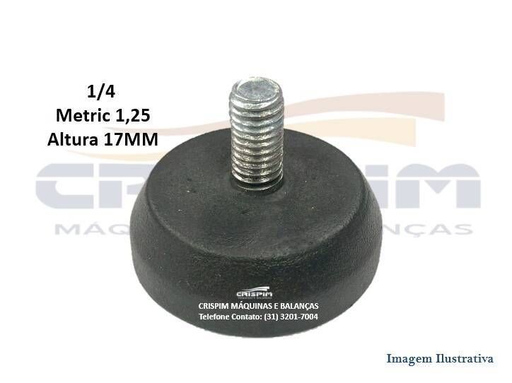 PE NIVELADOR 1/4 M8 LIQUIDIFICADOR SIEMSEN (1,25 X - Foto 1