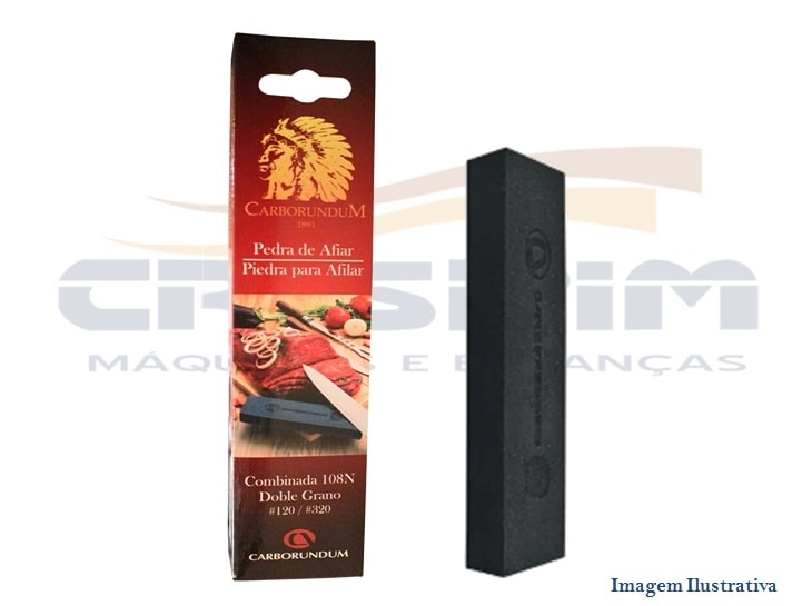 PEDRA DE AMOLAR DOBLE GRANO 120/320 - Foto 1