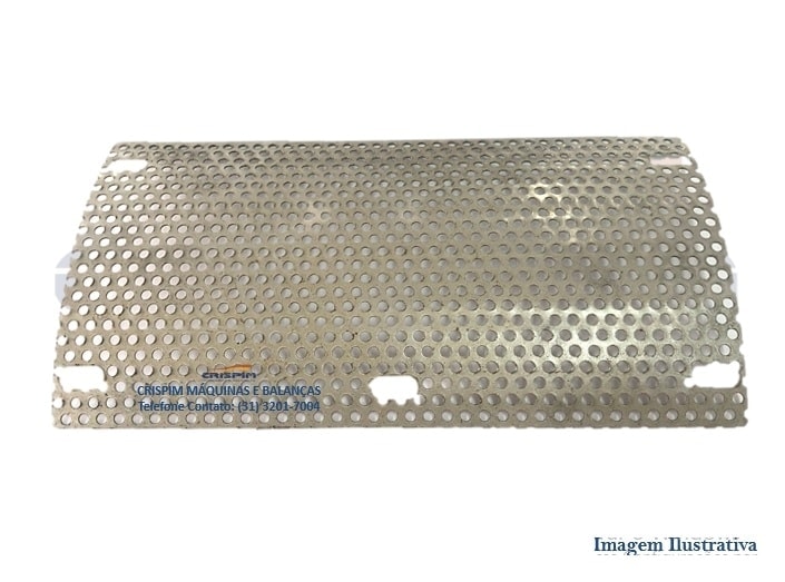 PENEIRA DE INOX MOINHO PAO SIEMSEN 3MM - Foto 1