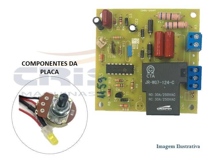 PLACA ELETRONICA MAQUINA VACUO R.BAIAO BICO SUCÇÃO - Foto 1