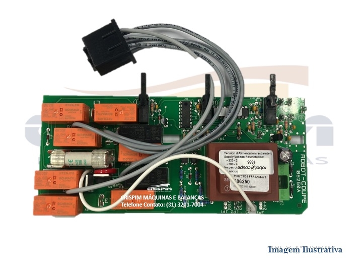 PLACA ELETRONICA ROBOT COUPE CL 55E 2V - 220-380/6 - Foto 1