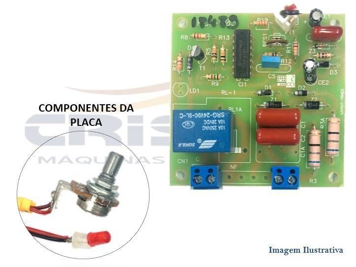 PLACA ELETRÔNICA RELE (SOLDA) VACUO BICO B-340 220 - Foto 1