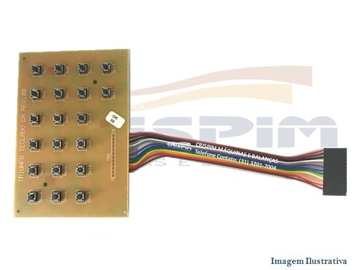 PLACA TECLADO CH TECLA TRIUNFO - Foto 1