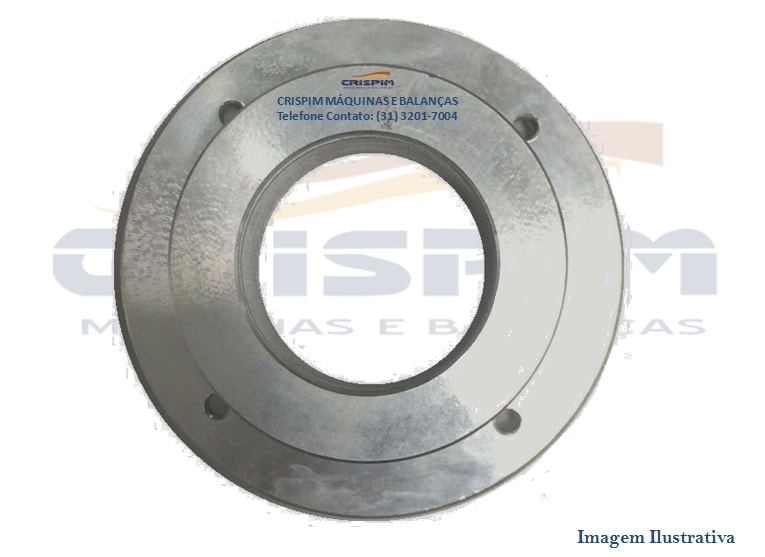 POLIA DE ALUMÍNIO LÂMINA CORTA-FRIOS BERMAR 330MM - Foto 1