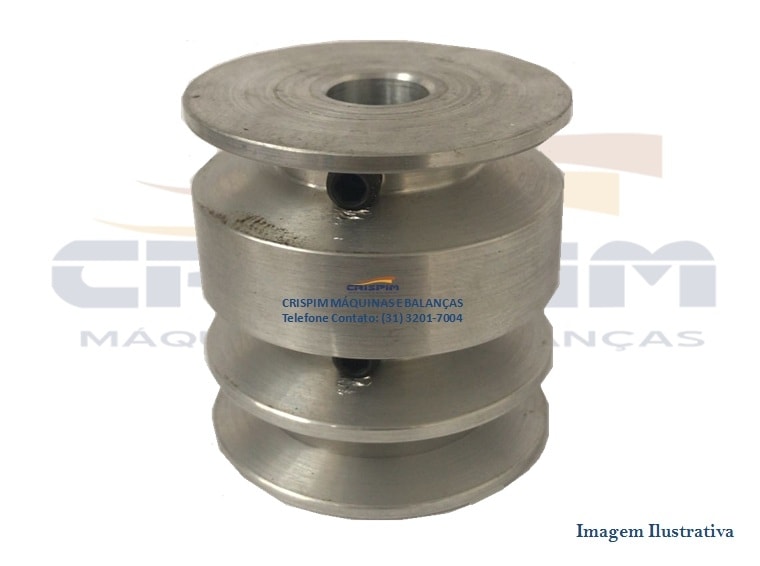 POLIA MOTOR 3 CANAIS 101S/A - Foto 1