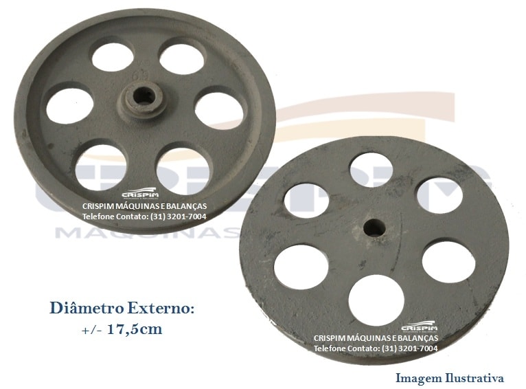 POLIA RALADOR METVISA RDA - Foto 1
