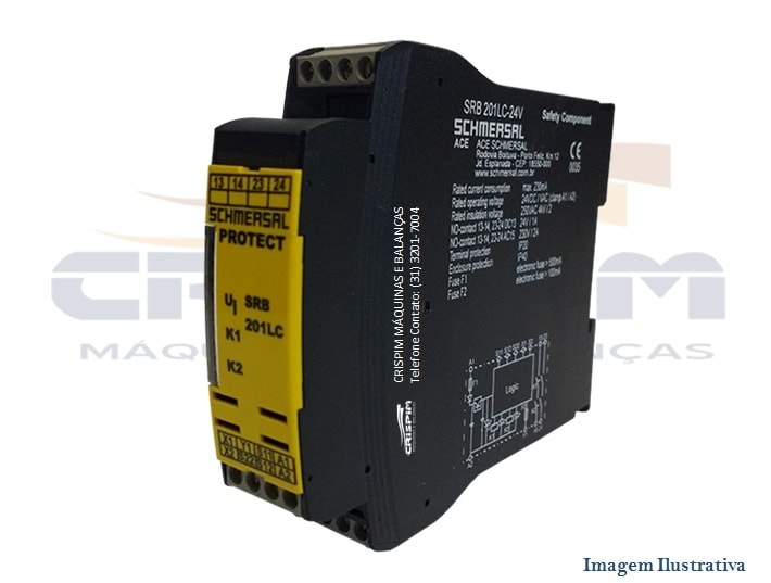 RELE DE SEGURANCA SCHMERSAL SRB 201 LC 2 - Foto 1