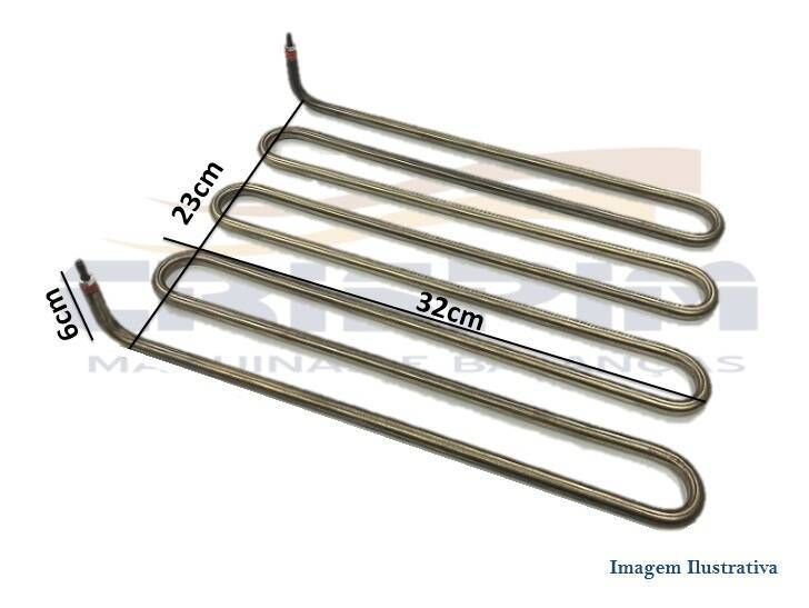 RESISTENCIA 2.100W 220V CROYDON AÇO INOX TUBULAR - Foto 1