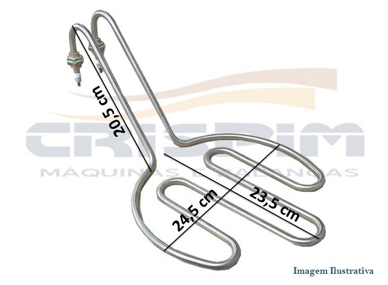 RESISTENCIA 2.500W 127V FRITADEIRA PROGAS PR-70E - Foto 1