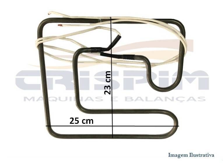 RESISTENCIA 850W 127V TUBULAR C/CABO CROYDON - Foto 1