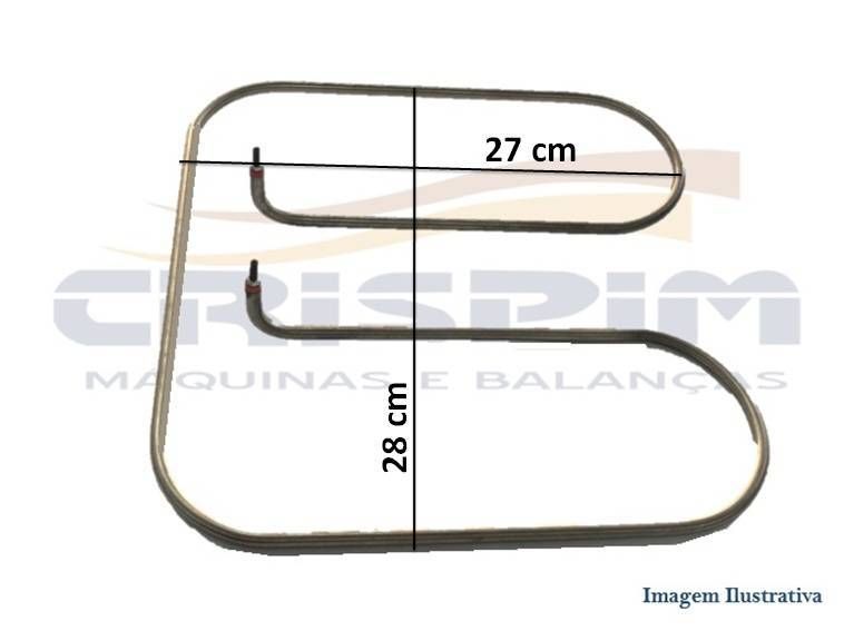 RESISTENCIA 850W 220V CROYDON TUBULAR S/CABO - Foto 1