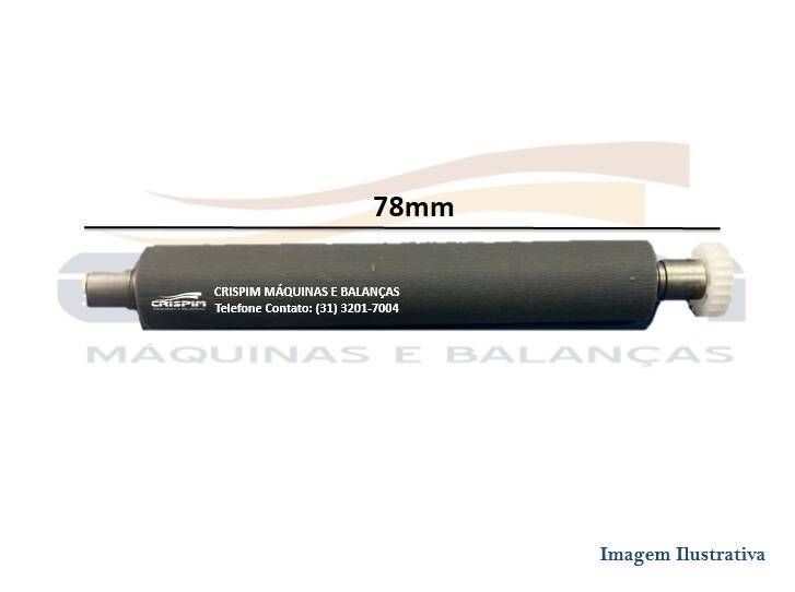 ROLO APOIO ETIQUETA IMPRESSOR TOLEDO PRIX 4 UNO - Foto 1