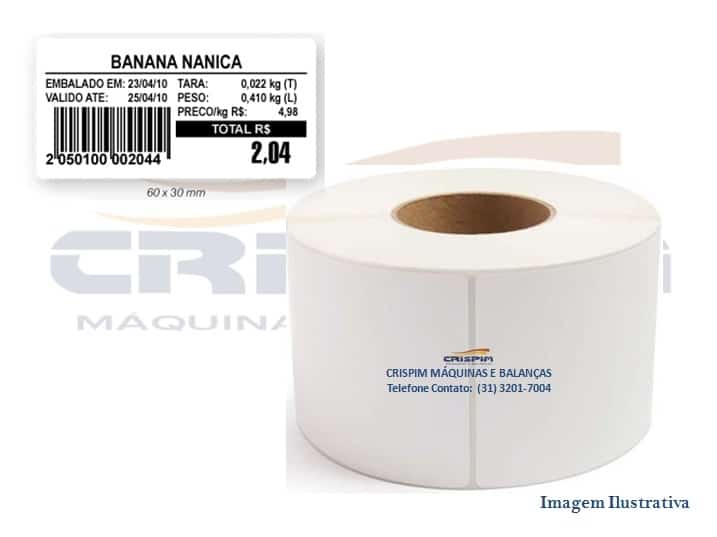 ROLO ETIQUETA 60X30 MM (23M) - Foto 1