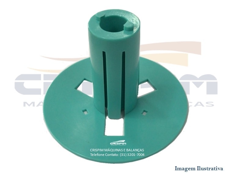 SUPORTE PLASTICO REBOBINADOR BALANÇA ELGIN SM100 2 - Foto 1