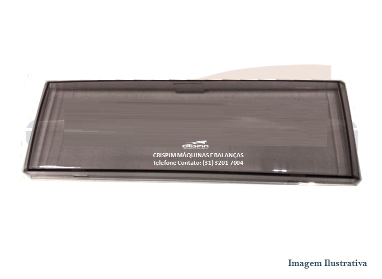 TAMPA ACRILICA TRASEIRA BALANÇA ELGIN SM-100 - Foto 1