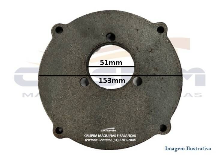 TAMPA DO REDUTOR MOEDOR BECCARO B-10 - Foto 1